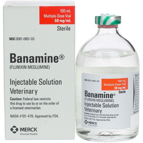 BANAMINE (FLUNIXIN MEGLUMINE) 50mg/ml 250 ml